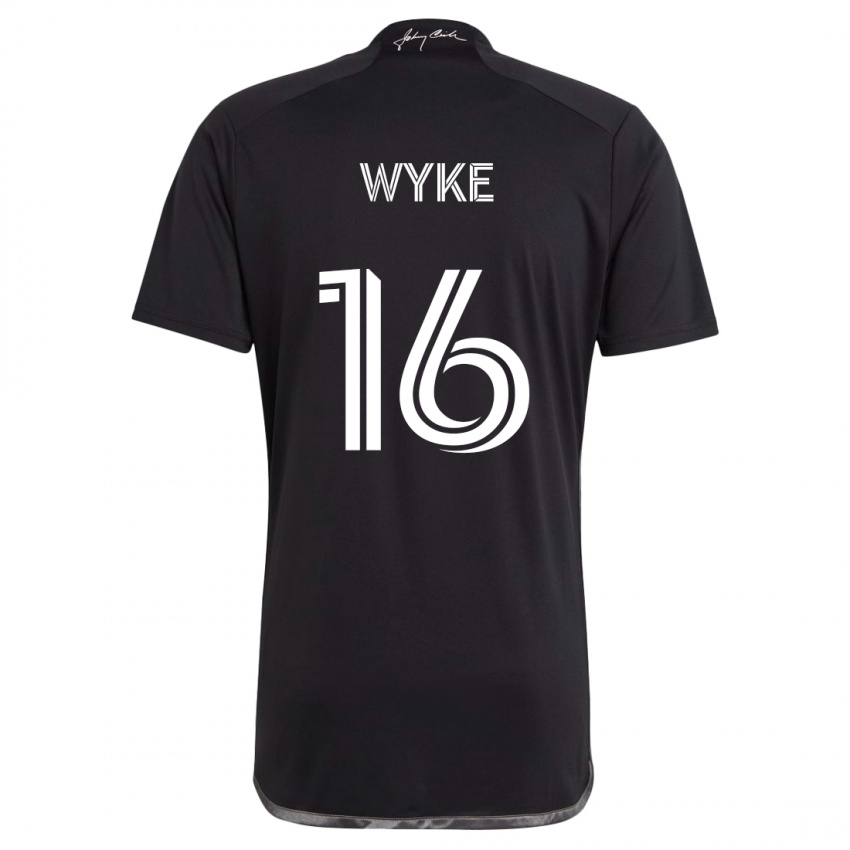 Criança Camisola Laurence Wyke #16 Preto Alternativa 2024/25 Camisa