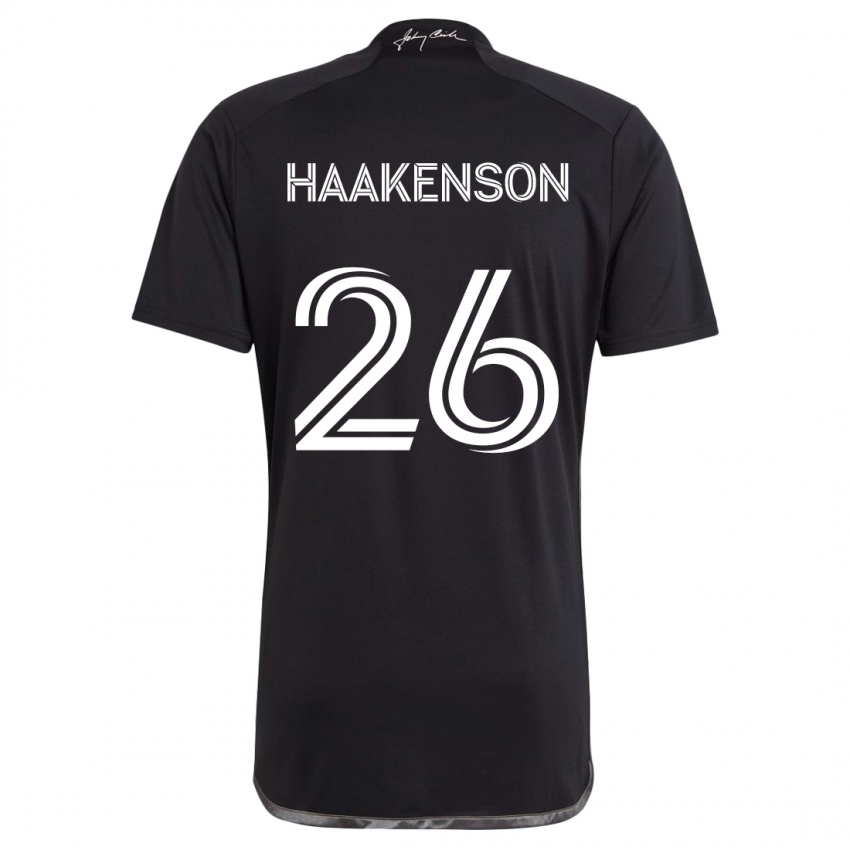 Criança Camisola Luke Haakenson #26 Preto Alternativa 2024/25 Camisa