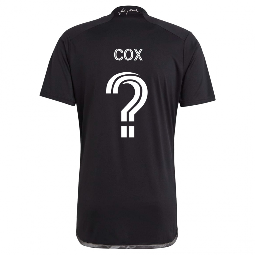 Criança Camisola Justin Cox #0 Preto Alternativa 2024/25 Camisa