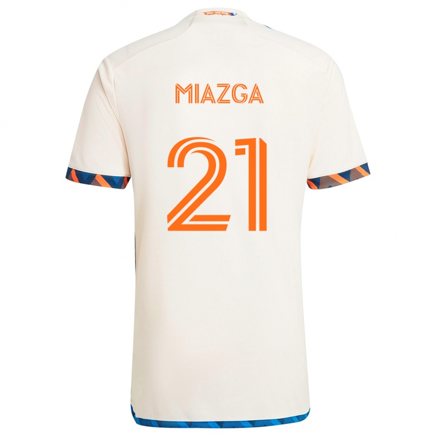 Criança Camisola Matt Miazga #21 Laranja Branco Alternativa 2024/25 Camisa