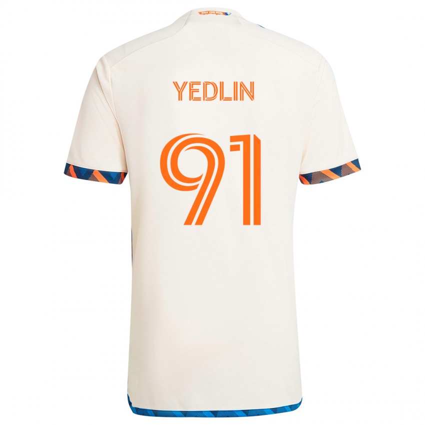 Criança Camisola Deandre Yedlin #91 Laranja Branco Alternativa 2024/25 Camisa