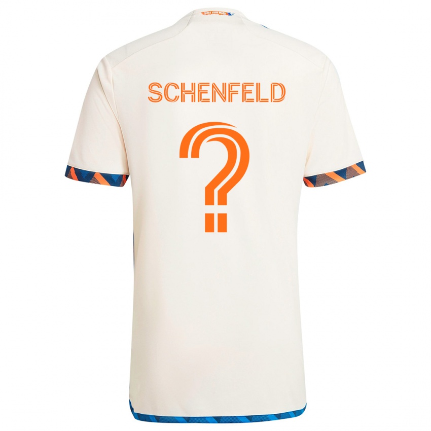 Criança Camisola Matthew Schenfeld #0 Laranja Branco Alternativa 2024/25 Camisa