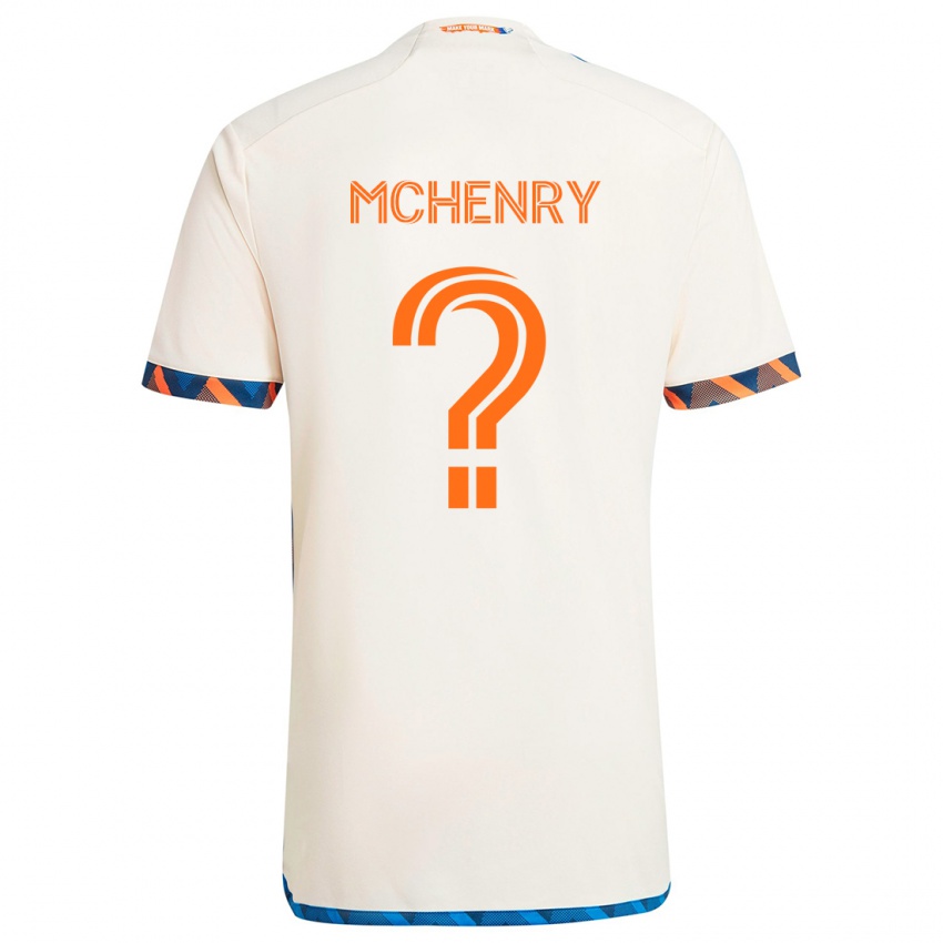 Criança Camisola Nicholas Mchenry #0 Laranja Branco Alternativa 2024/25 Camisa