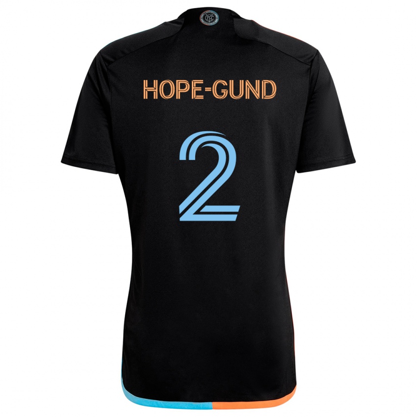 Criança Camisola Rio Hope-Gund #2 Preto Laranja Azul Alternativa 2024/25 Camisa