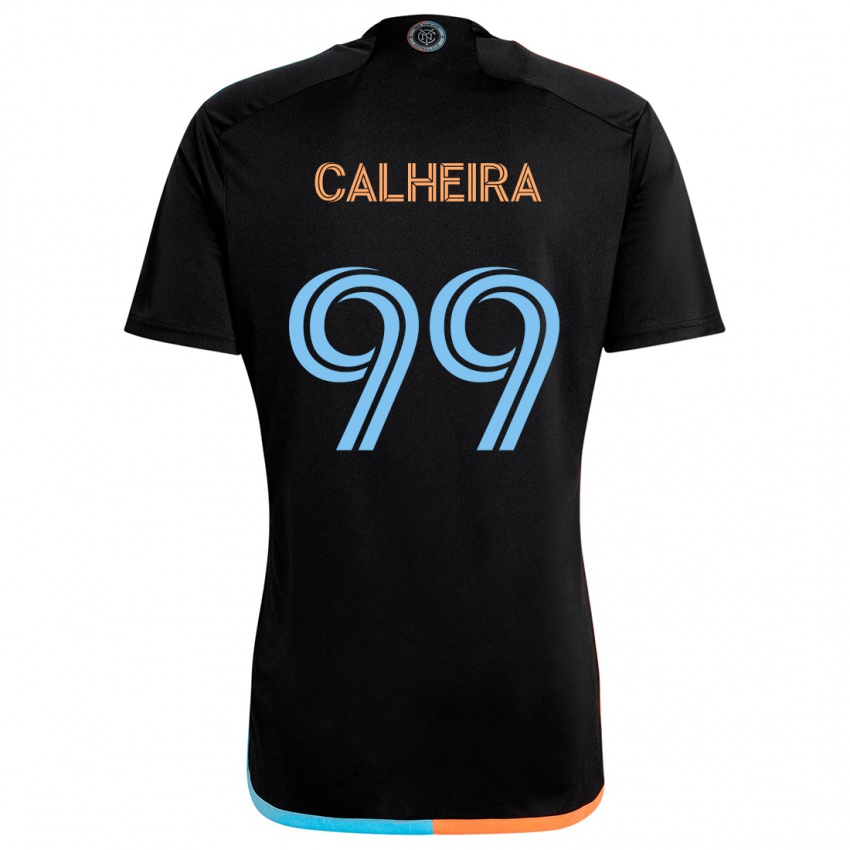 Criança Camisola Taylor Calheira #99 Preto Laranja Azul Alternativa 2024/25 Camisa