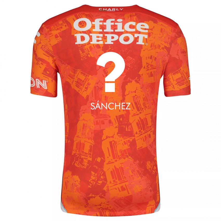 Criança Camisola Leonardo Sánchez #0 Laranja Branco Alternativa 2024/25 Camisa