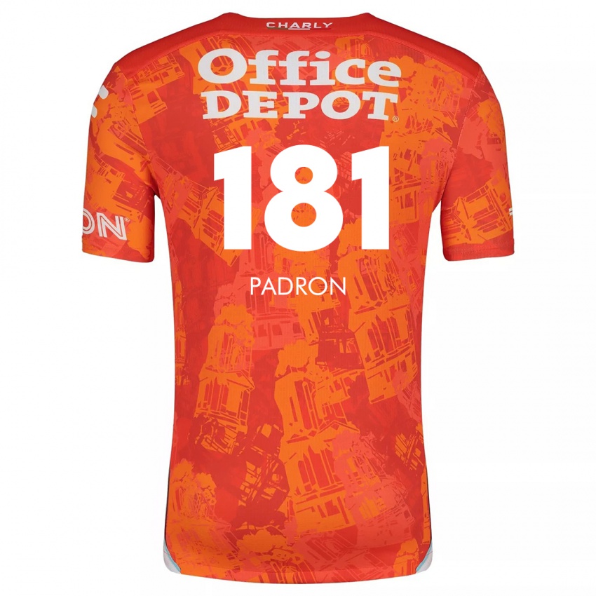 Criança Camisola Romeo Padrón #181 Laranja Branco Alternativa 2024/25 Camisa