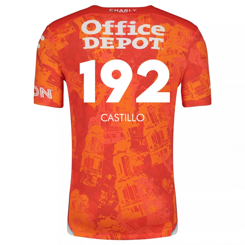 Criança Camisola José Castillo #192 Laranja Branco Alternativa 2024/25 Camisa