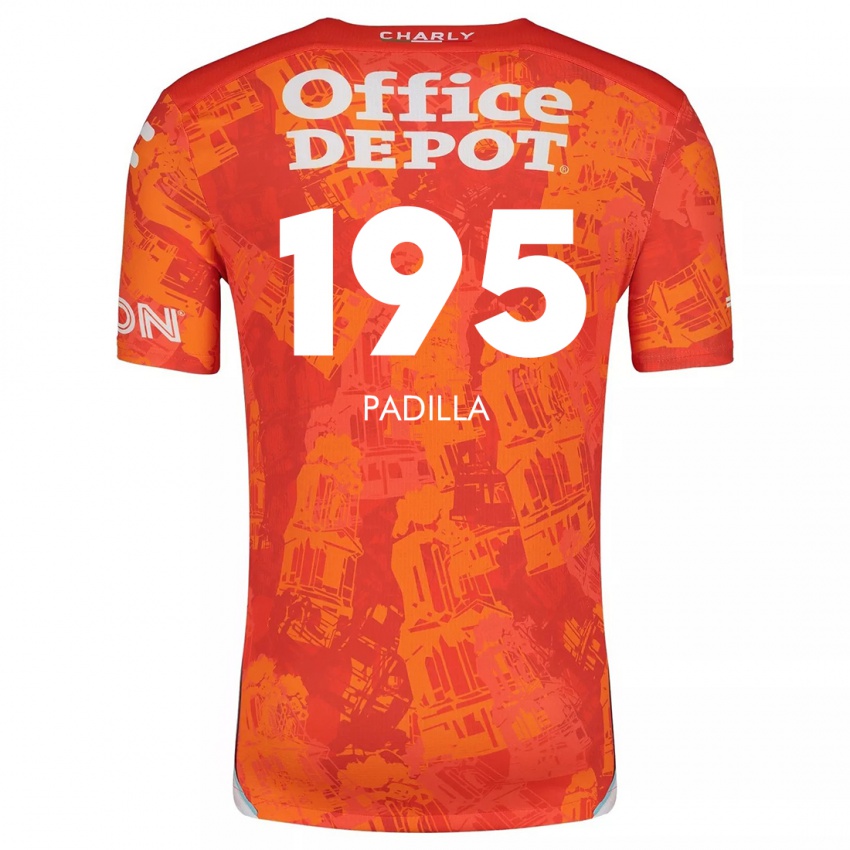 Criança Camisola Ángel Padilla #195 Laranja Branco Alternativa 2024/25 Camisa