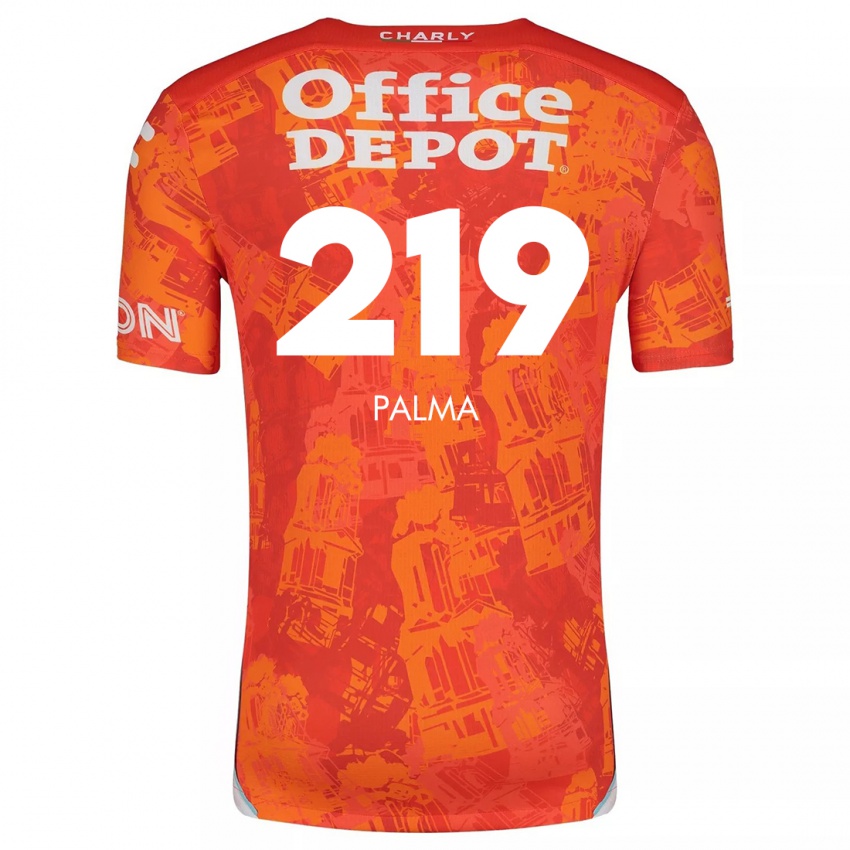 Criança Camisola Pablo Palma #219 Laranja Branco Alternativa 2024/25 Camisa