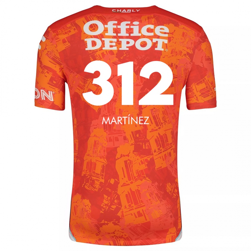 Criança Camisola Ulises Martínez #312 Laranja Branco Alternativa 2024/25 Camisa