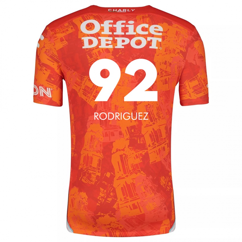 Criança Camisola Sergio Rodríguez #92 Laranja Branco Alternativa 2024/25 Camisa