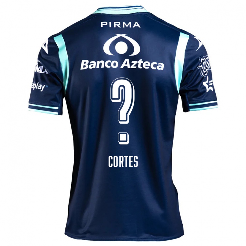 Criança Camisola Vinícius Côrtes #0 Azul-Marinho Alternativa 2024/25 Camisa