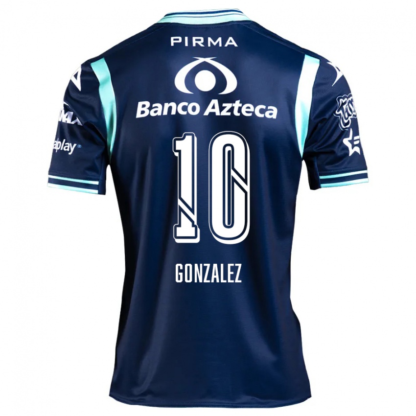 Criança Camisola Jair González #10 Azul-Marinho Alternativa 2024/25 Camisa