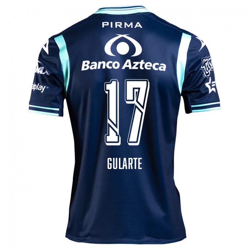 Criança Camisola Emanuel Gularte #17 Azul-Marinho Alternativa 2024/25 Camisa