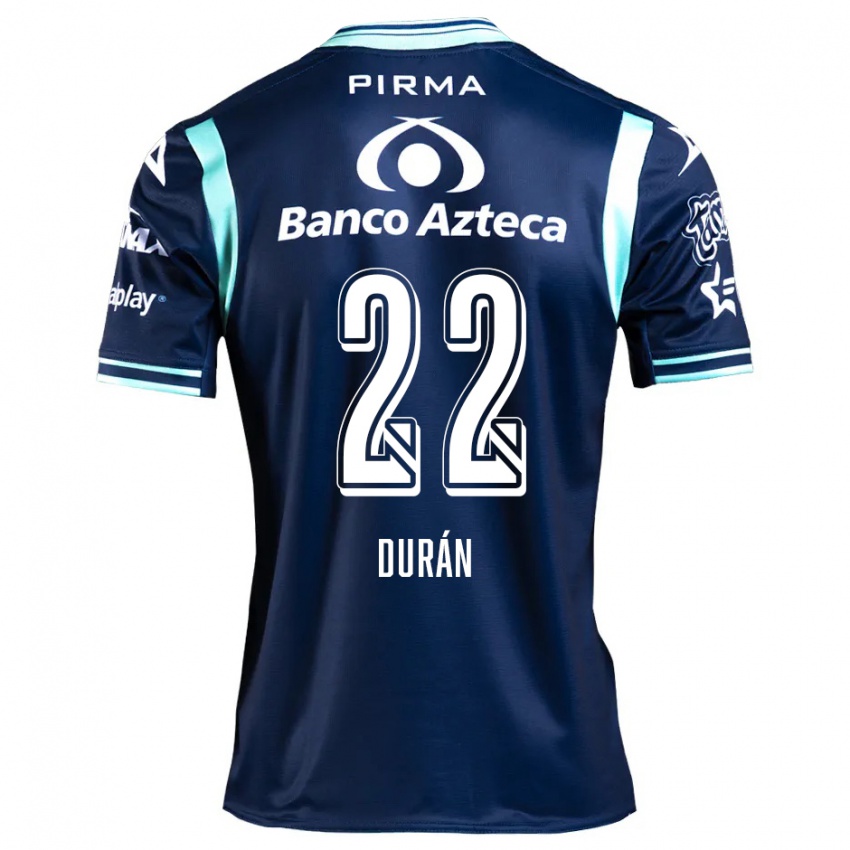 Criança Camisola Rafael Durán #22 Azul-Marinho Alternativa 2024/25 Camisa