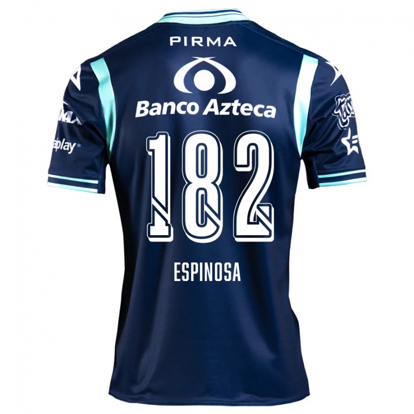 Criança Camisola Daniel Espinosa #182 Azul-Marinho Alternativa 2024/25 Camisa