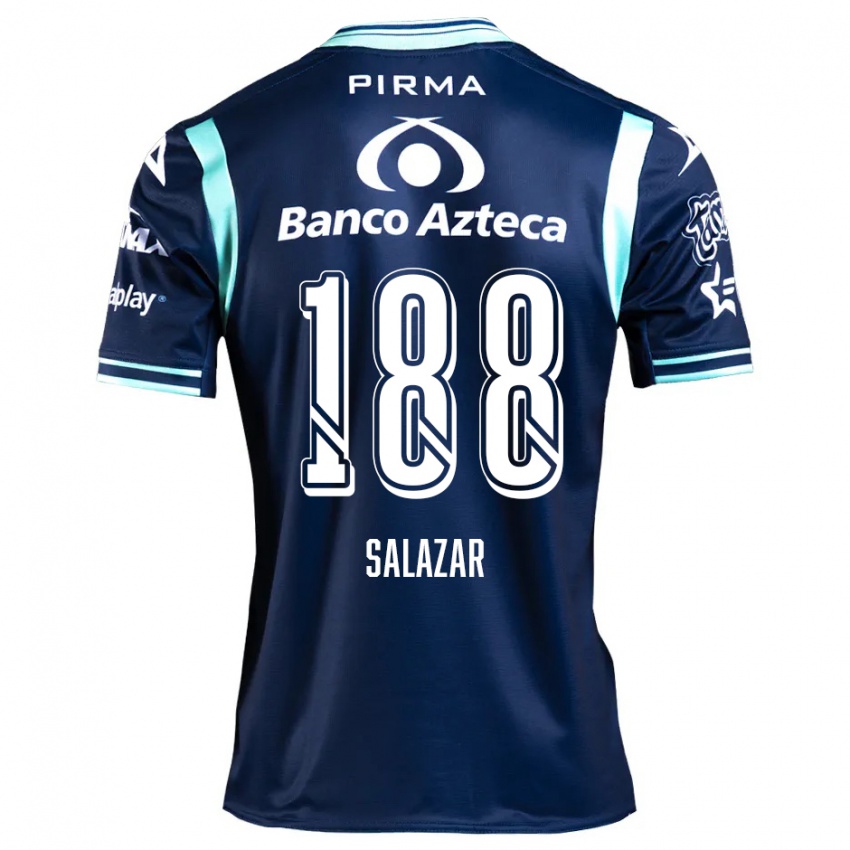 Criança Camisola Ronaldo Salazar #188 Azul-Marinho Alternativa 2024/25 Camisa