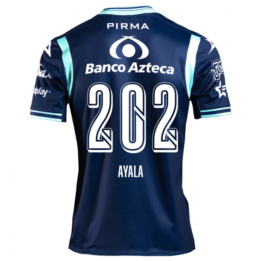 Criança Camisola Diego Ayala #202 Azul-Marinho Alternativa 2024/25 Camisa