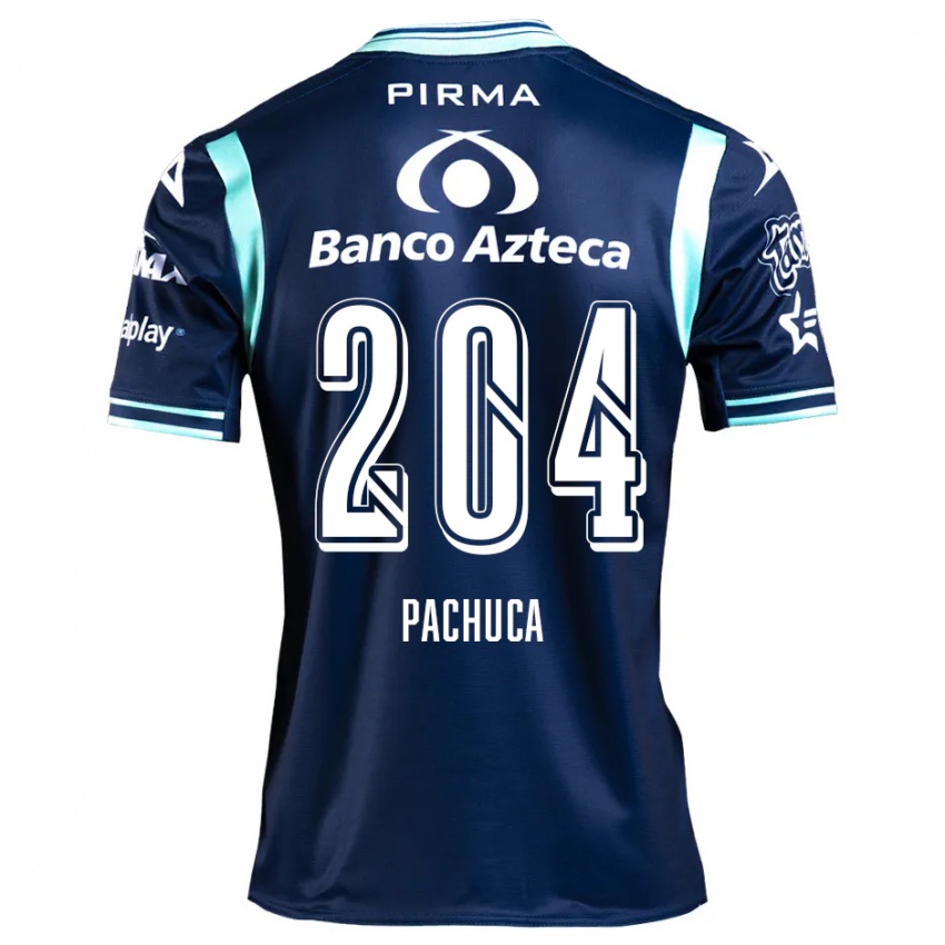 Criança Camisola José Pachuca #204 Azul-Marinho Alternativa 2024/25 Camisa