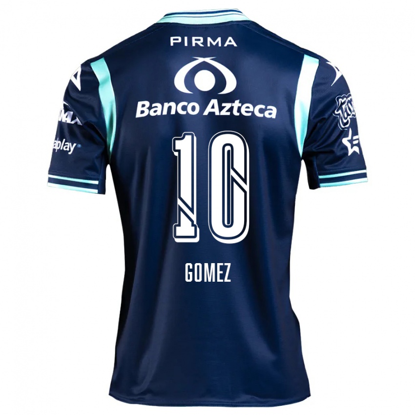 Criança Camisola Savianna Gómez #10 Azul-Marinho Alternativa 2024/25 Camisa