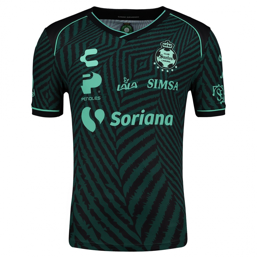 Criança Camisola Stephanie Soto #15 Preto Verde Alternativa 2024/25 Camisa