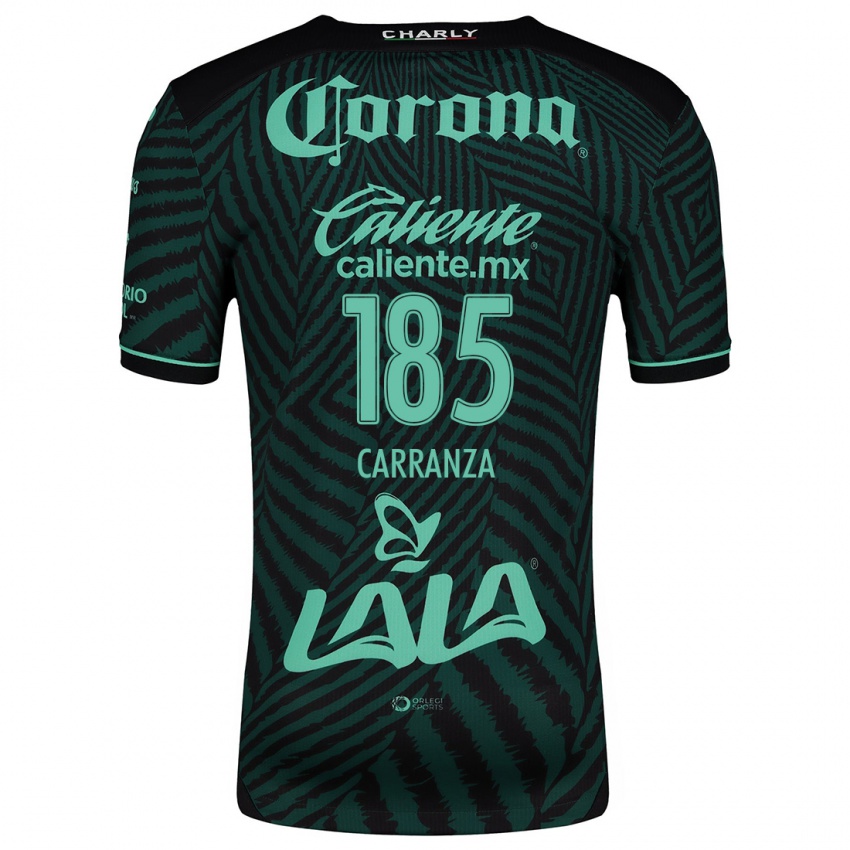 Criança Camisola Héctor Carranza #185 Preto Verde Alternativa 2024/25 Camisa