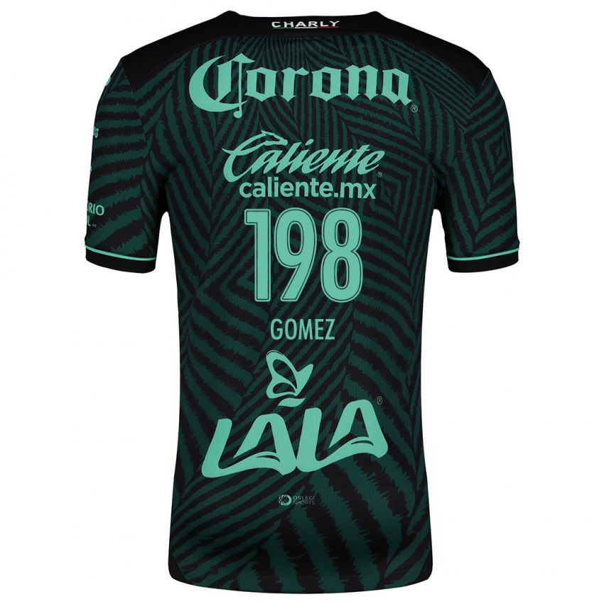 Criança Camisola Isaác Gómez #198 Preto Verde Alternativa 2024/25 Camisa