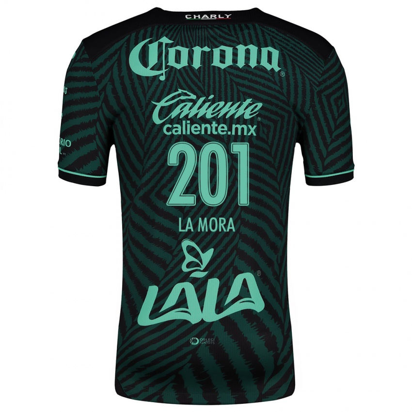 Criança Camisola Luis De La Mora #201 Preto Verde Alternativa 2024/25 Camisa