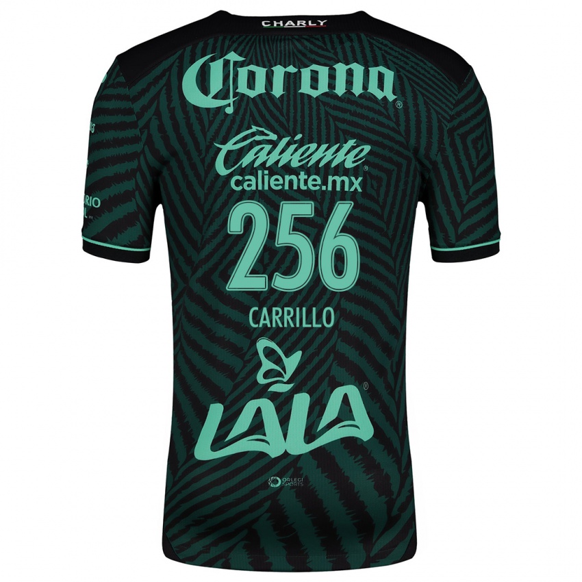 Criança Camisola Stéphano Carrillo #256 Preto Verde Alternativa 2024/25 Camisa