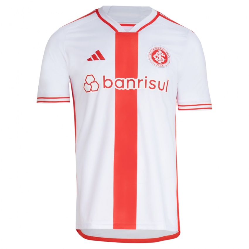 Criança Camisola Alexandro Bernabéi #26 Branco Vermelho Alternativa 2024/25 Camisa