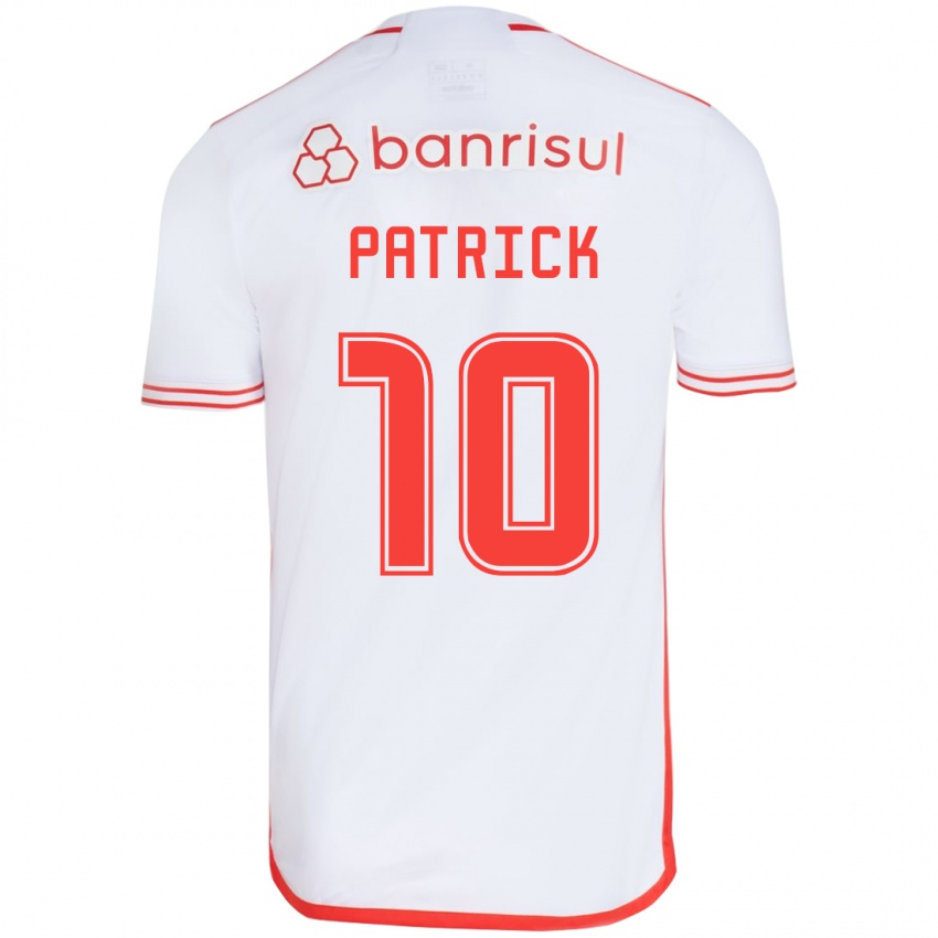 Criança Camisola Alan Patrick #10 Branco Vermelho Alternativa 2024/25 Camisa