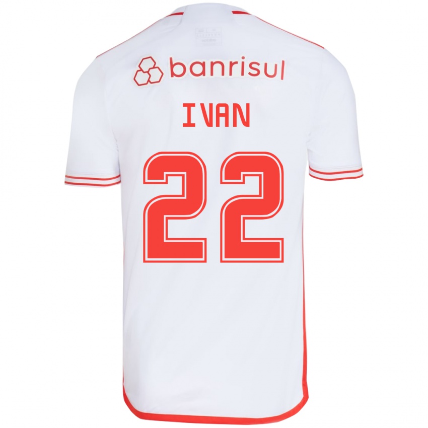 Criança Camisola Ivan #22 Branco Vermelho Alternativa 2024/25 Camisa