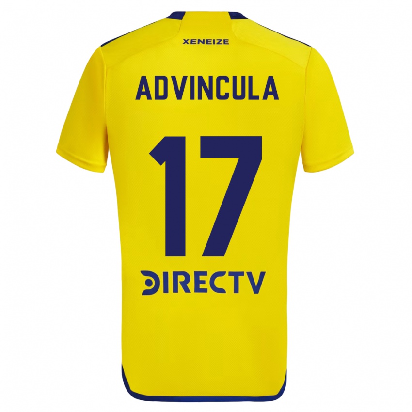 Criança Camisola Luis Advincula #17 Amarelo Azul Alternativa 2024/25 Camisa