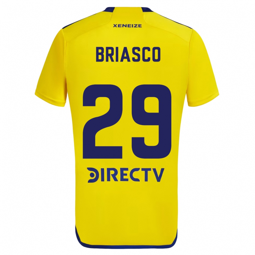 Criança Camisola Norberto Briasco #29 Amarelo Azul Alternativa 2024/25 Camisa