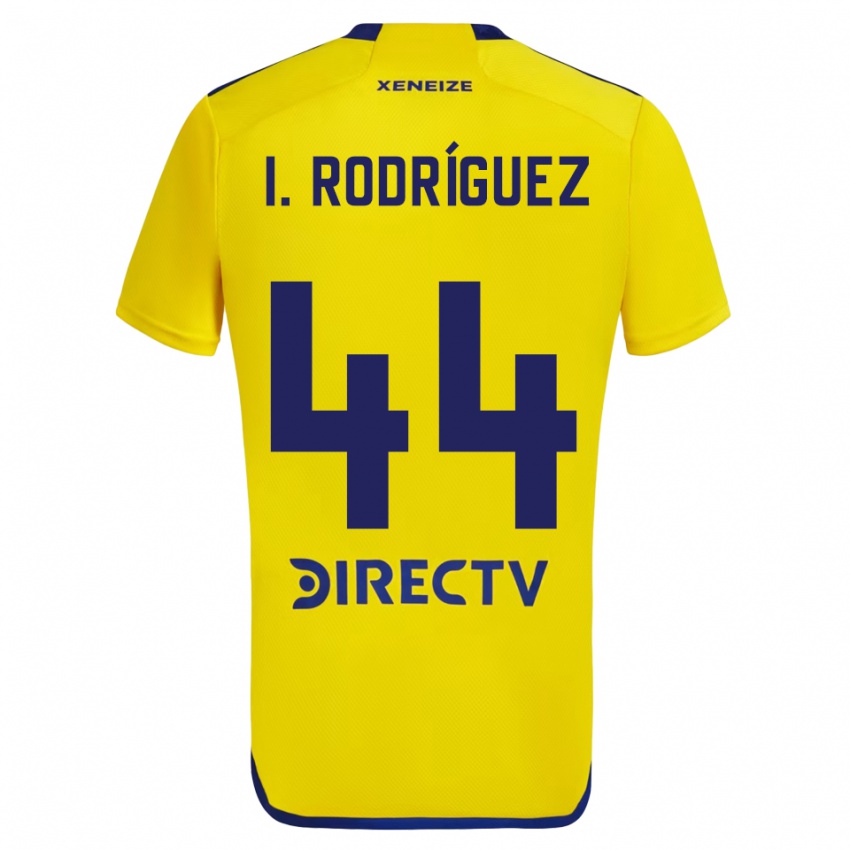 Criança Camisola Ignacio Rodríguez #44 Amarelo Azul Alternativa 2024/25 Camisa