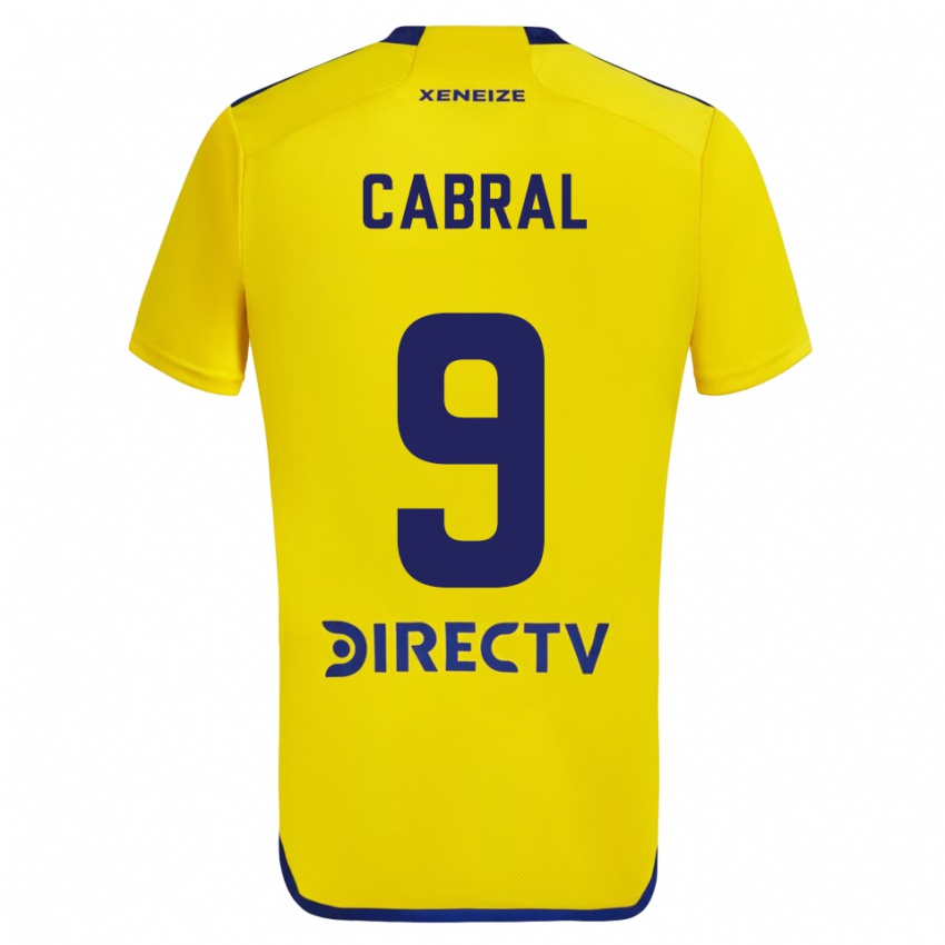 Criança Camisola Bruno Cabral #9 Amarelo Azul Alternativa 2024/25 Camisa