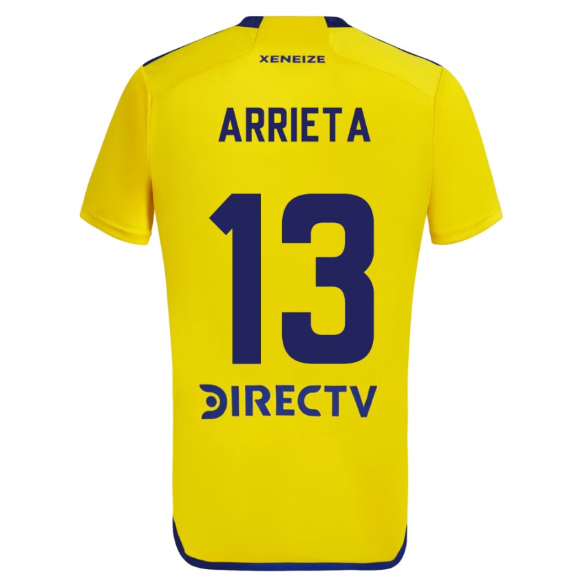 Criança Camisola Thomás Arrieta #13 Amarelo Azul Alternativa 2024/25 Camisa