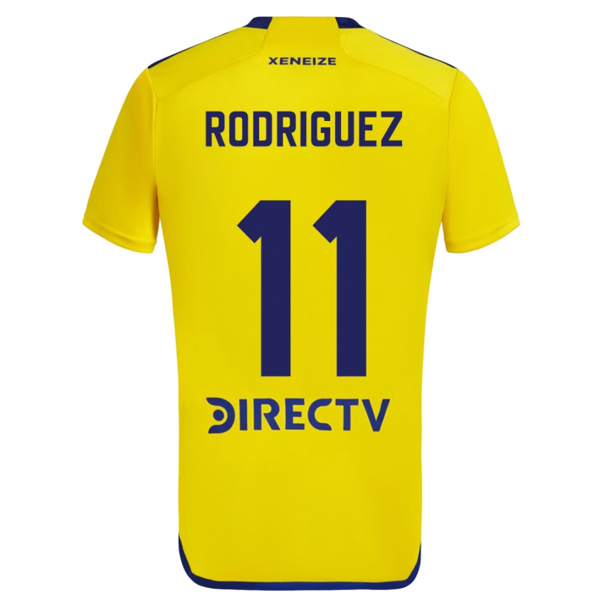 Criança Camisola Yamila Rodriguez #11 Amarelo Azul Alternativa 2024/25 Camisa