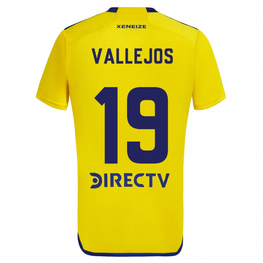 Criança Camisola Fabiana Vallejos #19 Amarelo Azul Alternativa 2024/25 Camisa