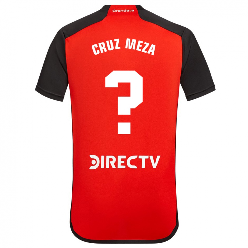 Criança Camisola Juan Cruz Meza #0 Vermelho Preto Branco Alternativa 2024/25 Camisa