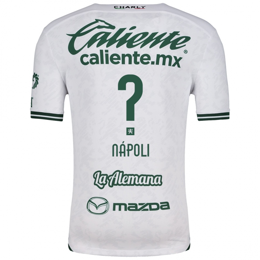 Criança Camisola Gonzalo Nápoli #0 Branco Verde Alternativa 2024/25 Camisa