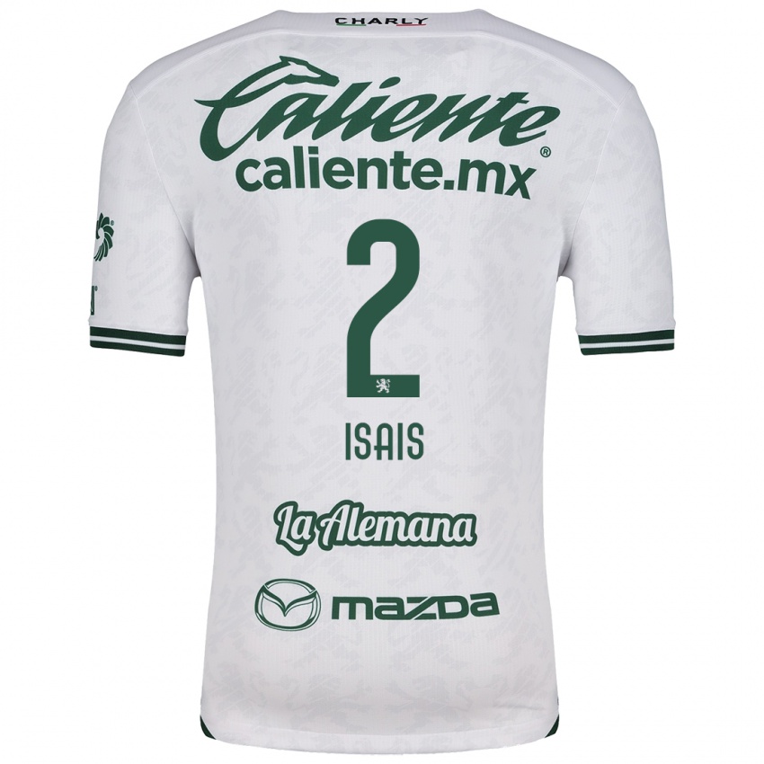 Criança Camisola Mauricio Isaís #2 Branco Verde Alternativa 2024/25 Camisa