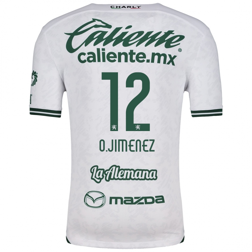 Criança Camisola Oscar Jimenez #12 Branco Verde Alternativa 2024/25 Camisa