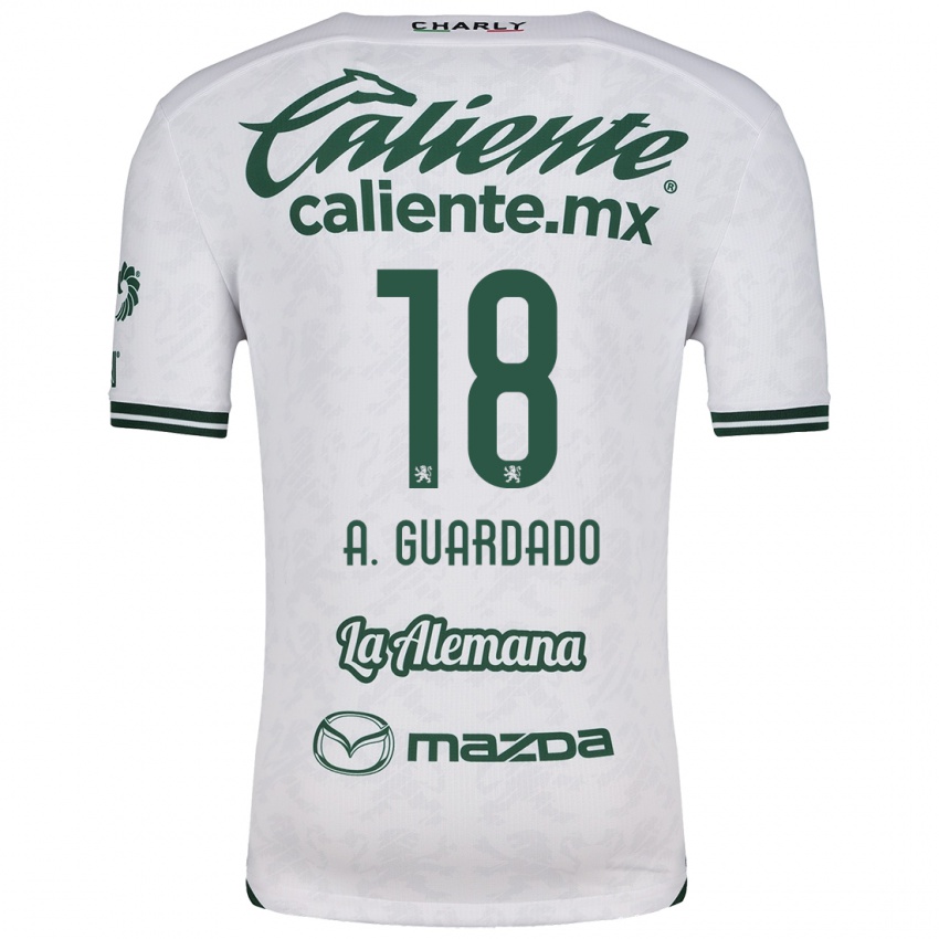 Criança Camisola Andrés Guardado #18 Branco Verde Alternativa 2024/25 Camisa