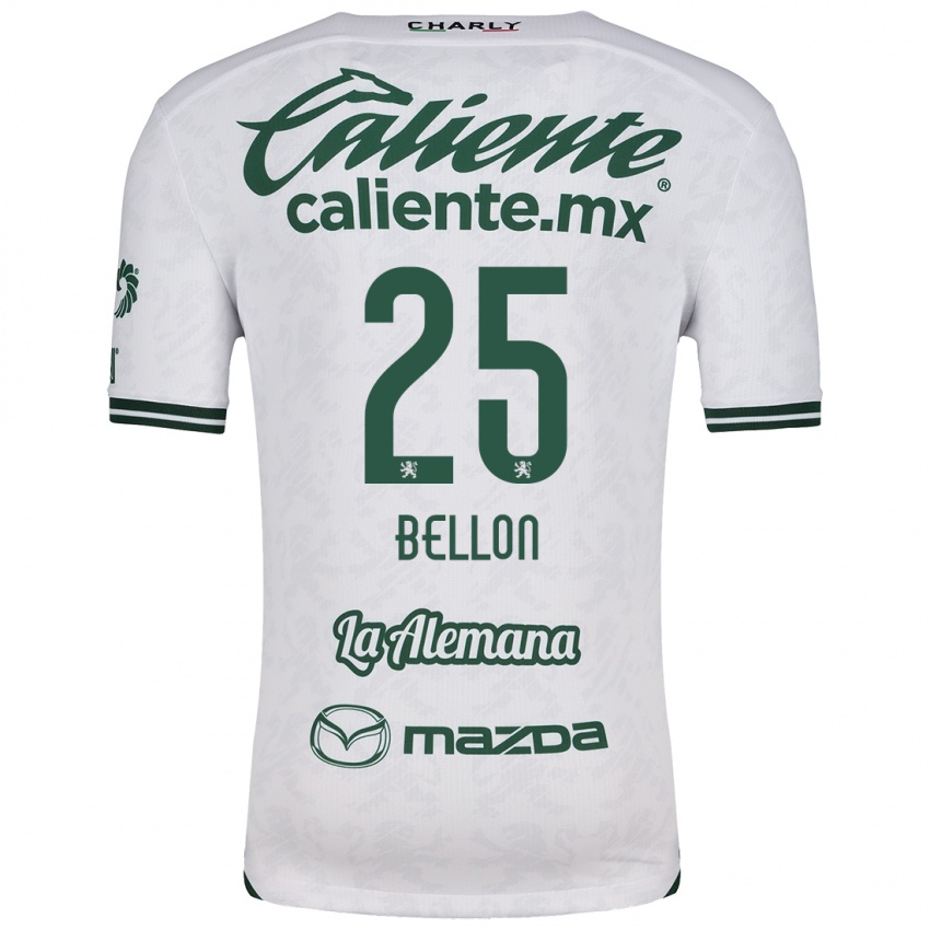 Criança Camisola Paul Bellón #25 Branco Verde Alternativa 2024/25 Camisa