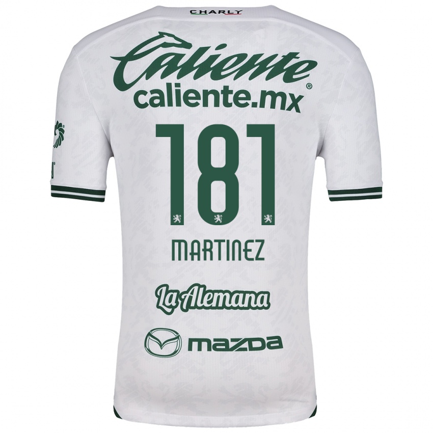 Criança Camisola Irving Martínez #181 Branco Verde Alternativa 2024/25 Camisa