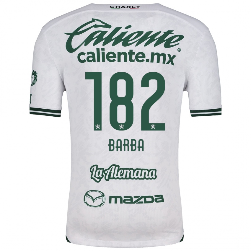 Criança Camisola Austin Barba #182 Branco Verde Alternativa 2024/25 Camisa