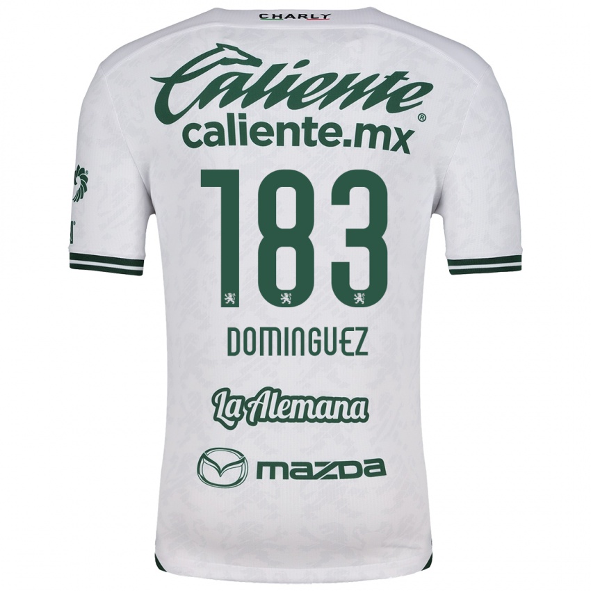 Criança Camisola Jesús Domínguez #183 Branco Verde Alternativa 2024/25 Camisa