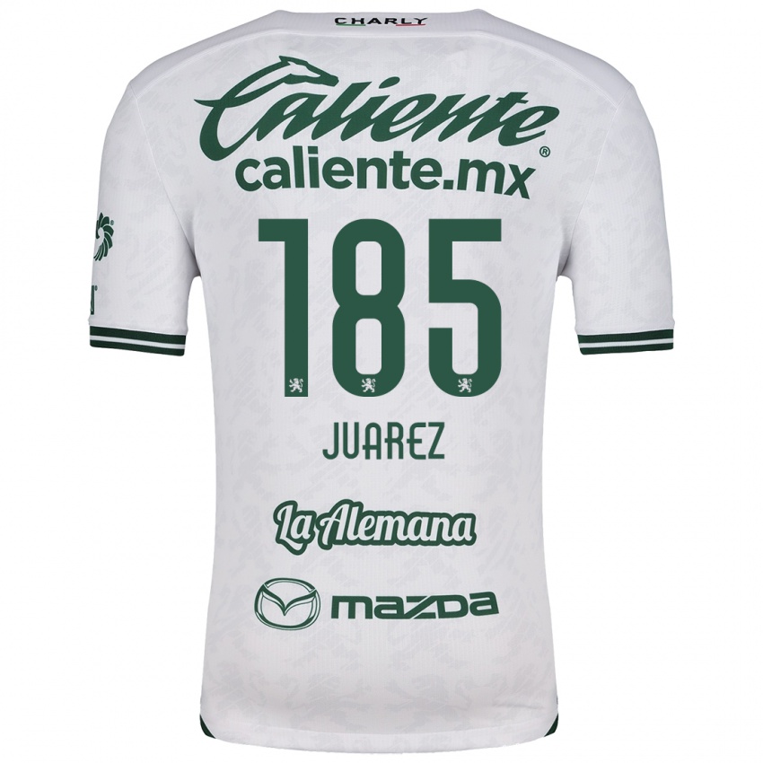 Criança Camisola Moisés Juárez #185 Branco Verde Alternativa 2024/25 Camisa